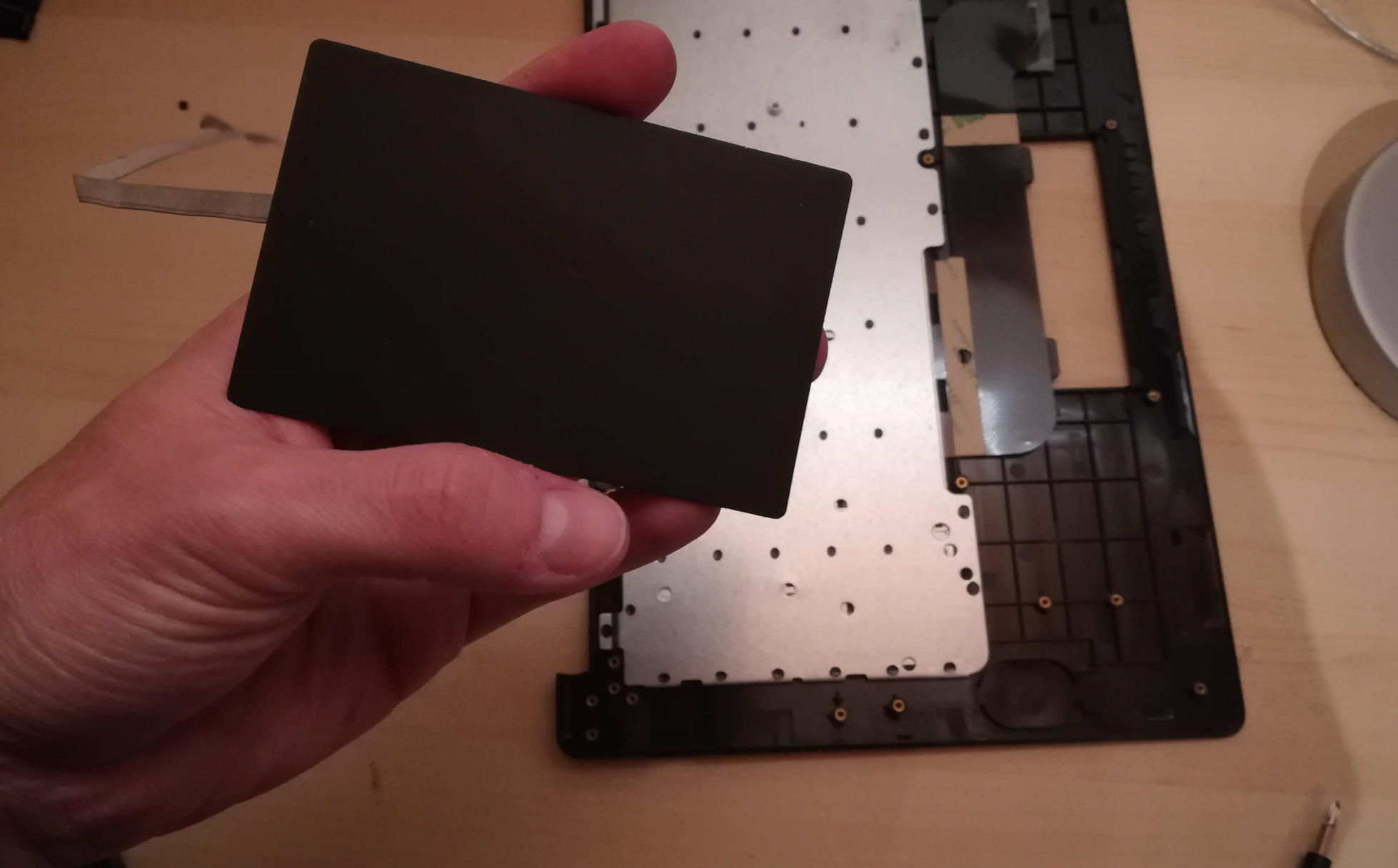 Unmouting the touchpad